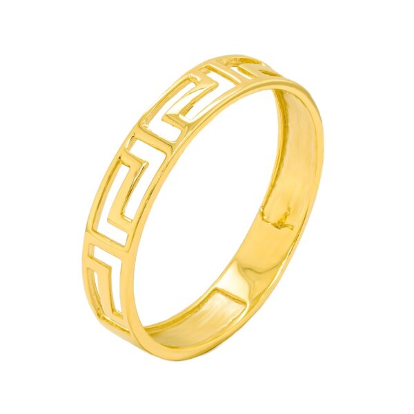 Elegancki złoty pierścionek ze wzorem pr.333 PRS30-333-NA