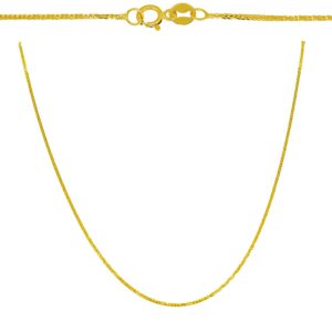 Złoty łańcuszek Lisi ogon 45 cm złoto próby 585