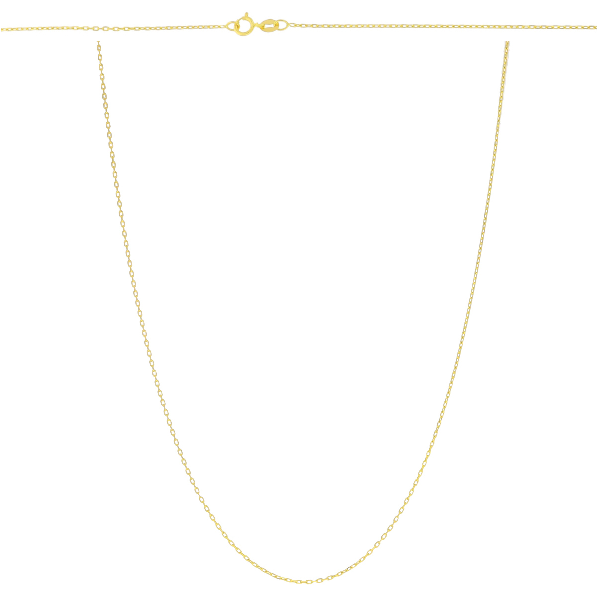 Złoty łańcuszek pełny Ankier 45 cm pr. 585