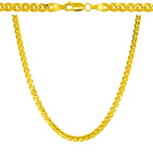 Złoty łańcuszek Monaliza 50 cm pr. 585