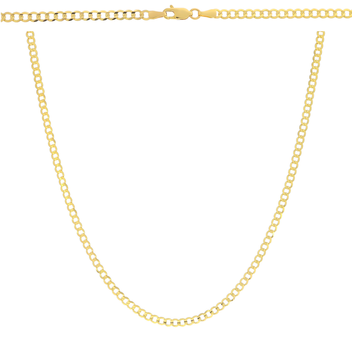 Złoty łańcuszek Pancerka 50 cm złoto pr. 333 (6.79g)