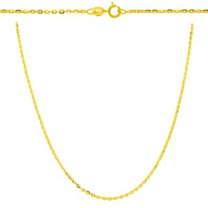 Złoty łańcuszek Rolo 45 cm pr. 333