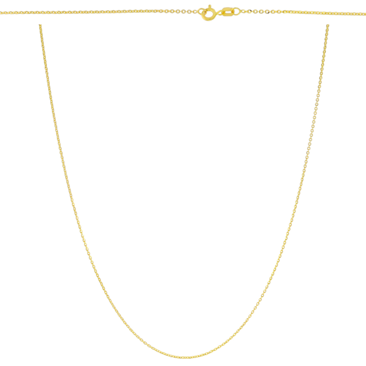 Złoty łańcuszek Rolo 42 cm złoto próby 585