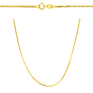Złoty łańcuszek pełny Lisi ogon 45 cm pr. 333