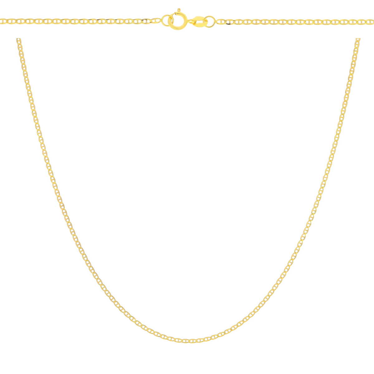 Złoty łańcuszek Gucci 45 cm pr. 585