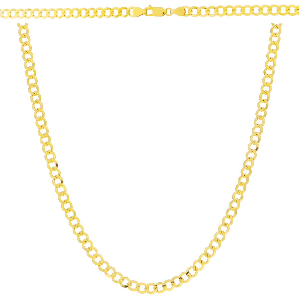 Złoty łańcuszek Pancerka 55 cm pr. 585