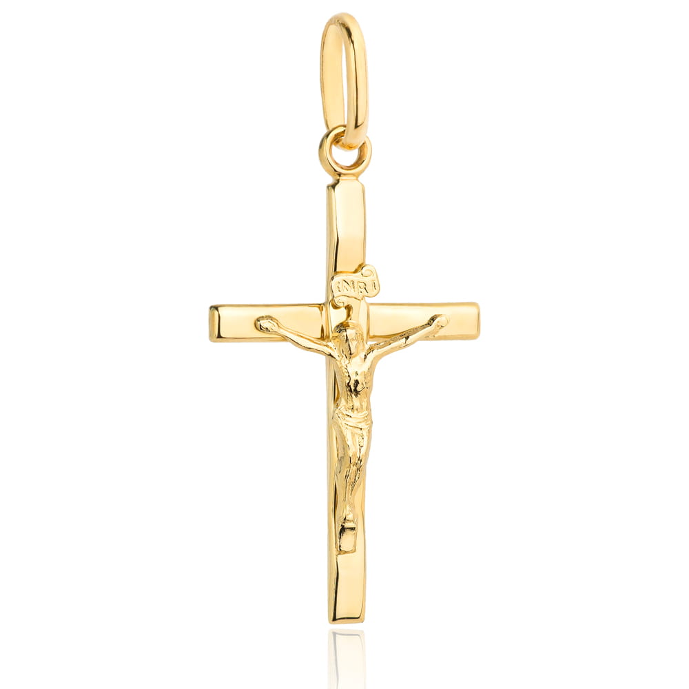 Krzyżyk złoty z ukrzyżowanym Jezusem pr. 585
