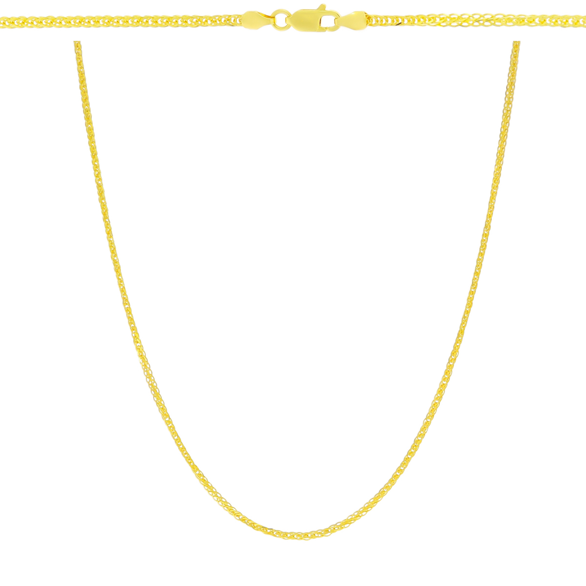 Złoty łańcuszek Lisi Ogon 45 cm złoto próby 585