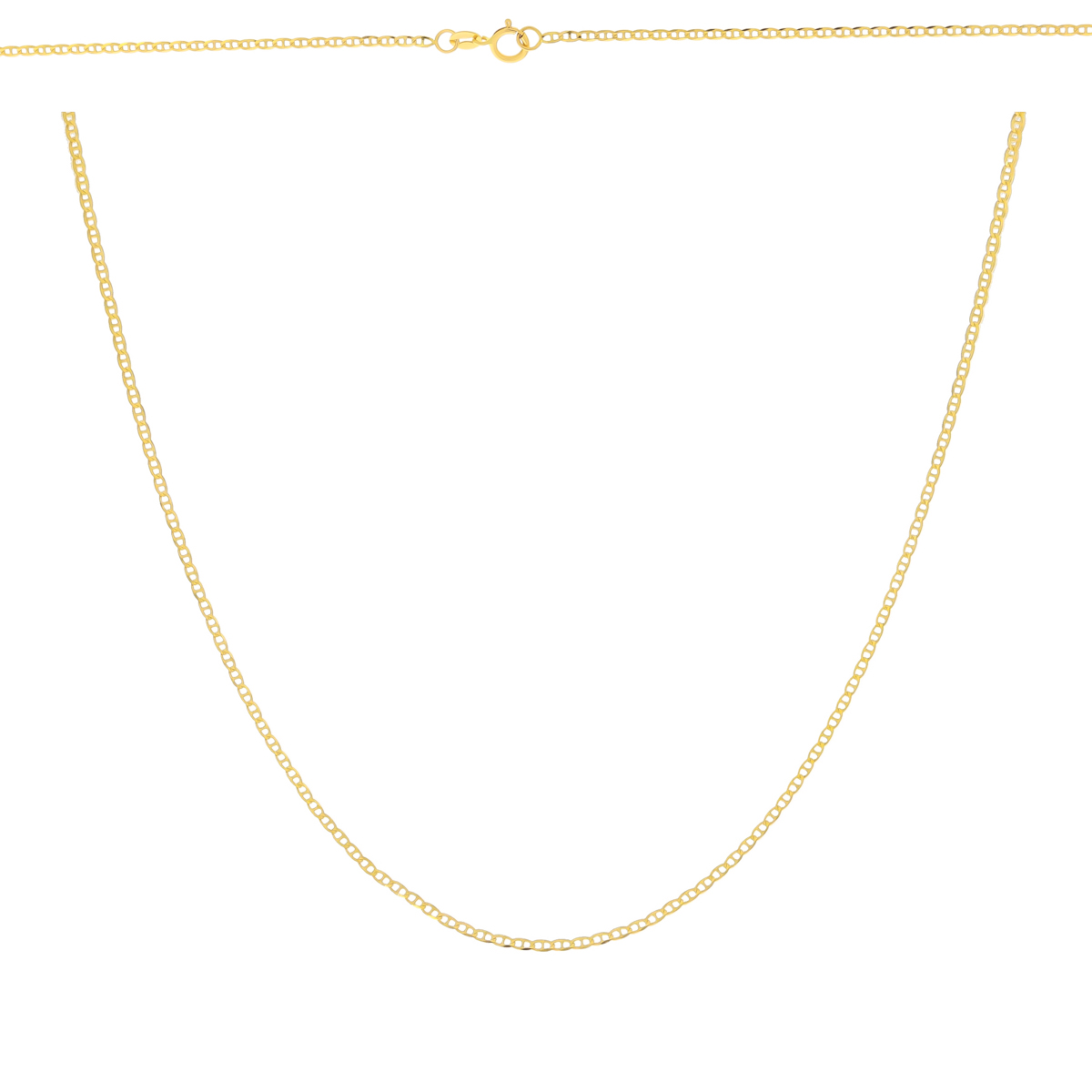 Złoty łańcuszek splot Gucci 42 cm pr. 585