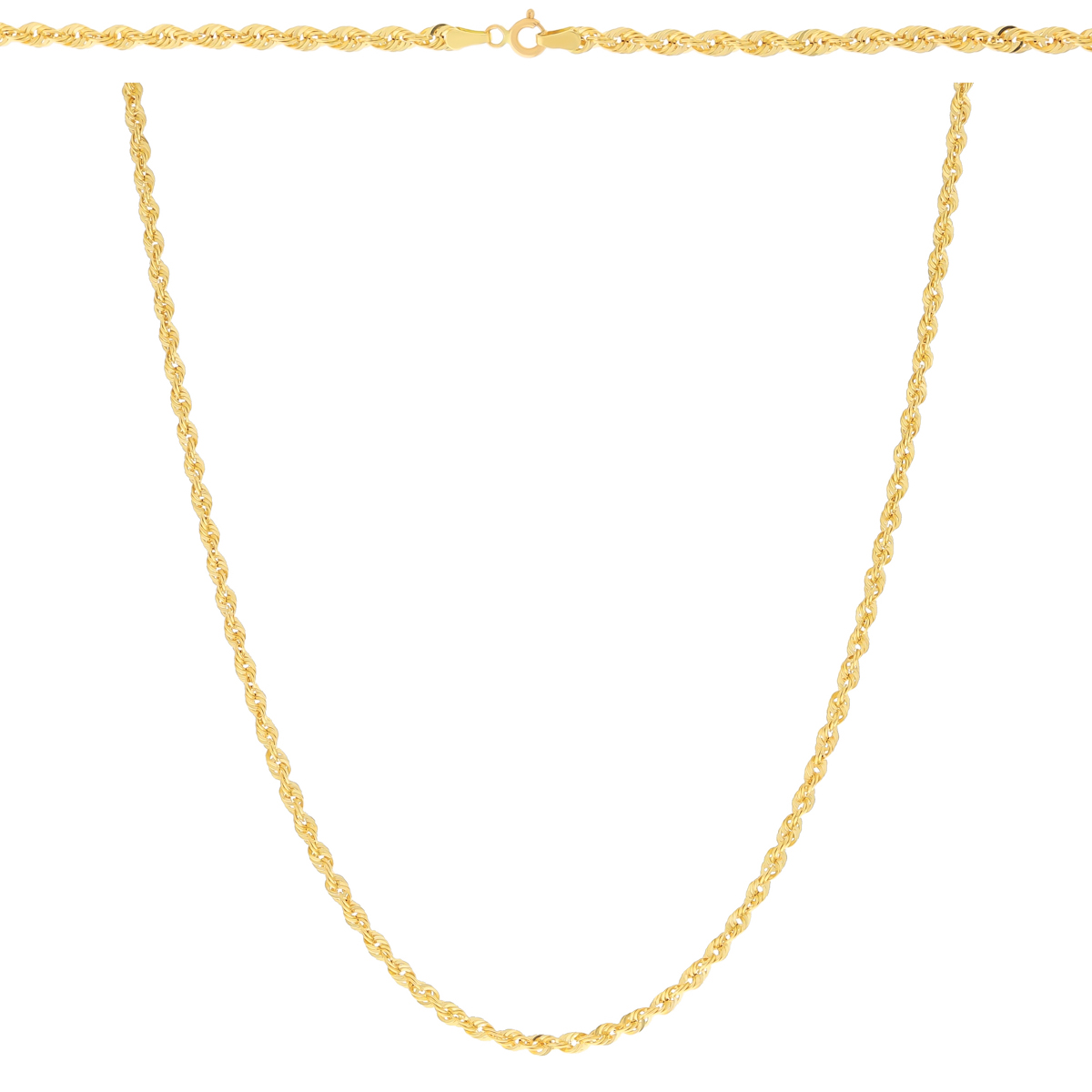 Złoty łańcuszek irydia 45 cm pr. 585