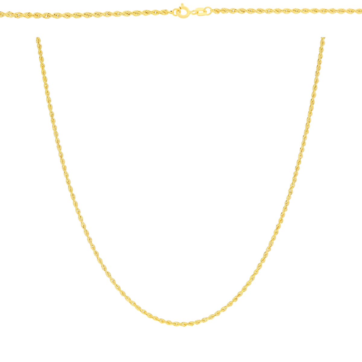 Złoty łańcuszek Kordel 40 cm pr. 585