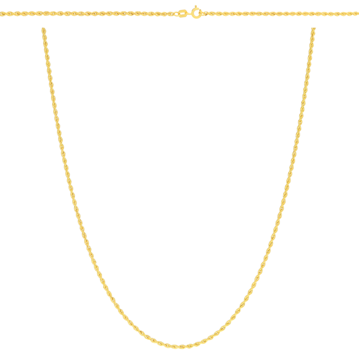 Złoty łańcuszek Kordel 42 cm złoto próby 585