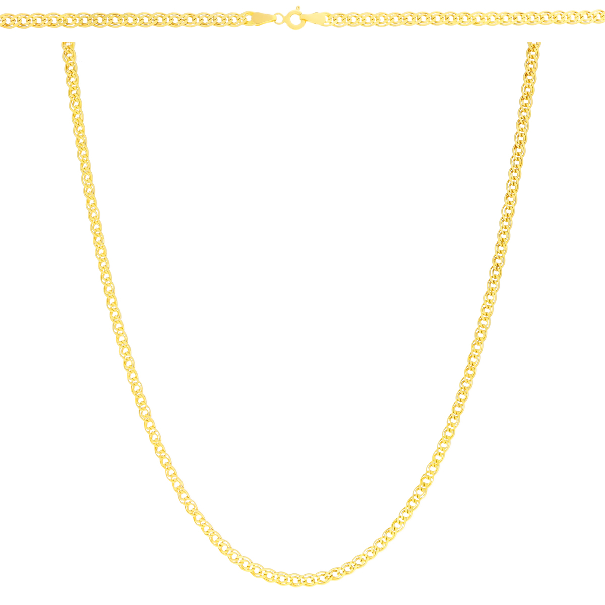 Złoty łańcuszek Monaliza 55cm pr. 585
