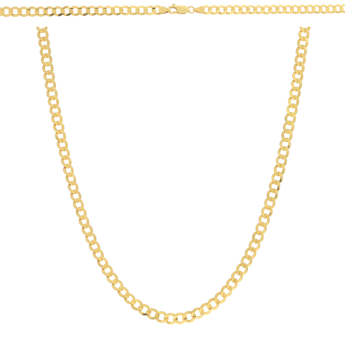 Złoty łańcuszek Pancerka 50 cm pr. 333