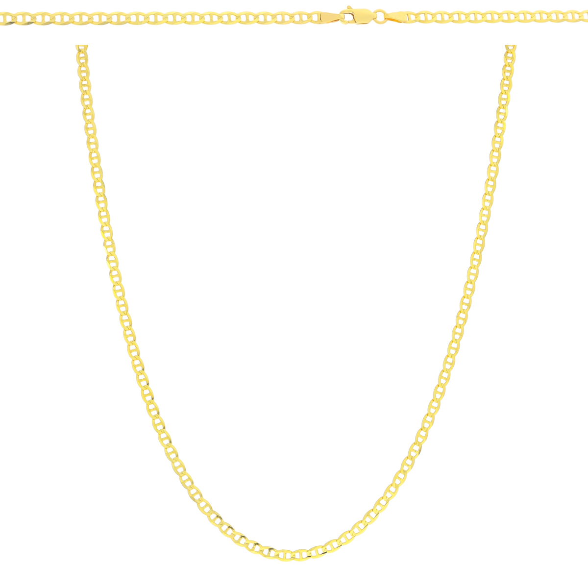 Złoty łańcuszek Gucci pełny 45 cm pr. 333