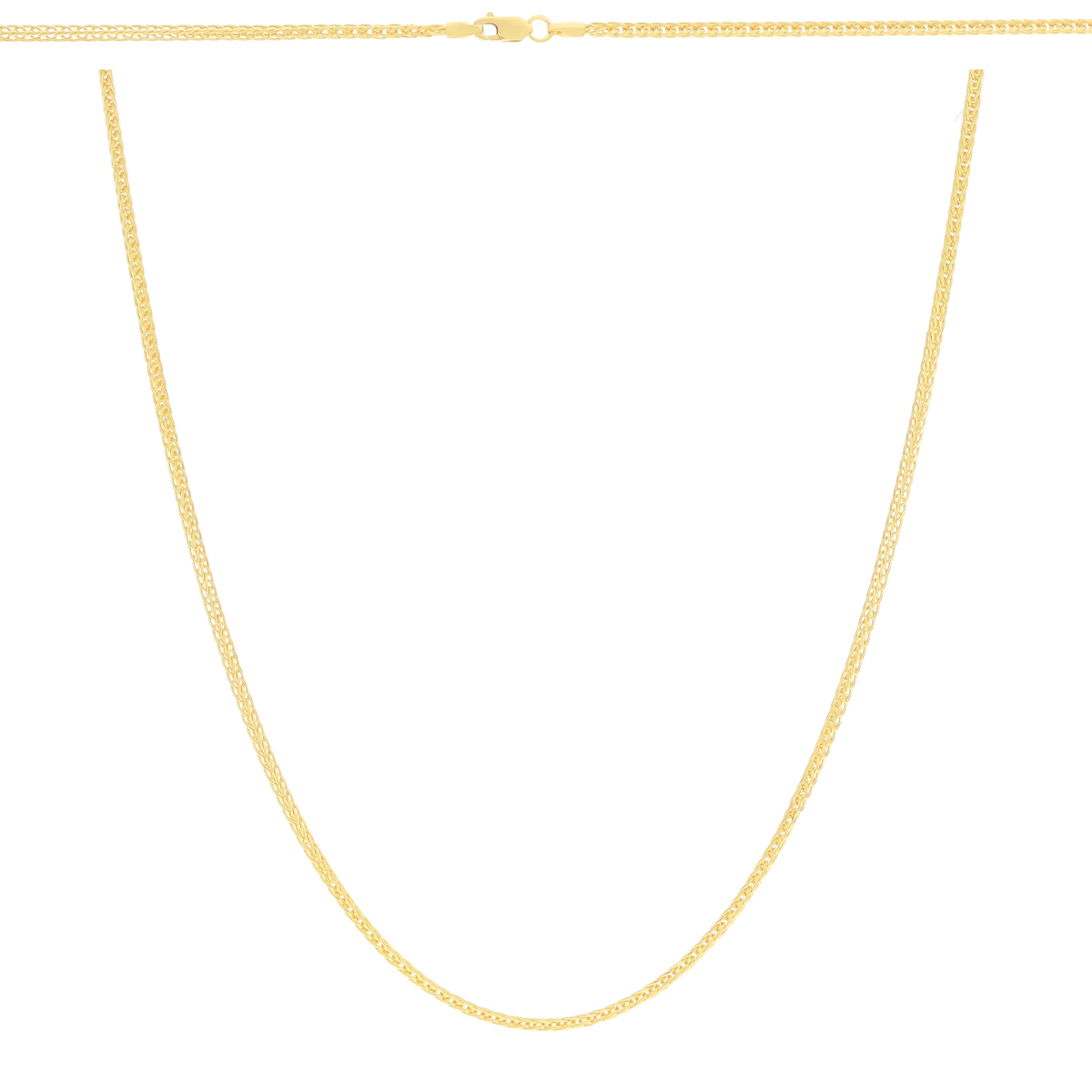 Złoty łańcuszek Lisi Ogon 50 cm złoto próby 585