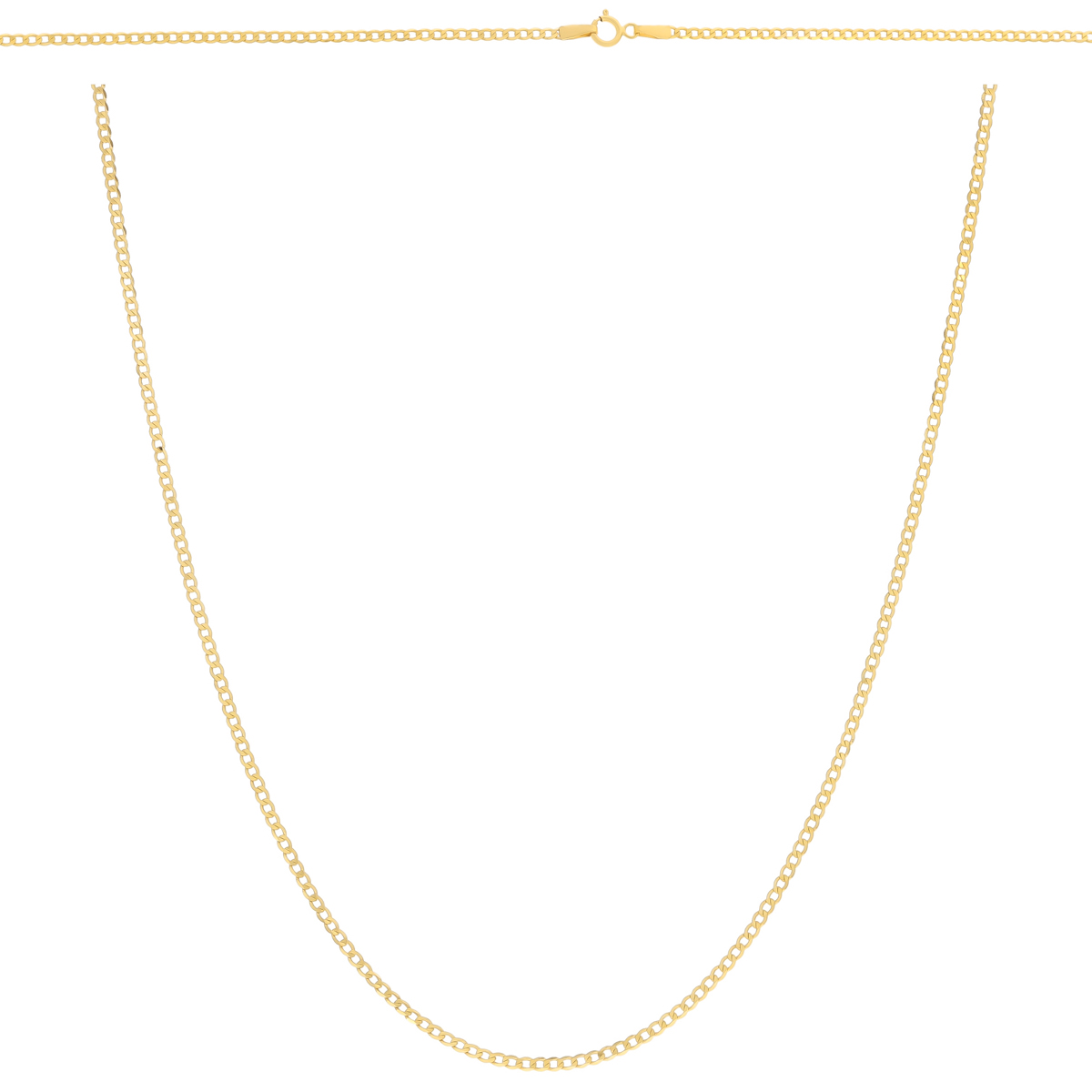 Złoty łańcuszek Pancerka 50 cm złoto pr. 375