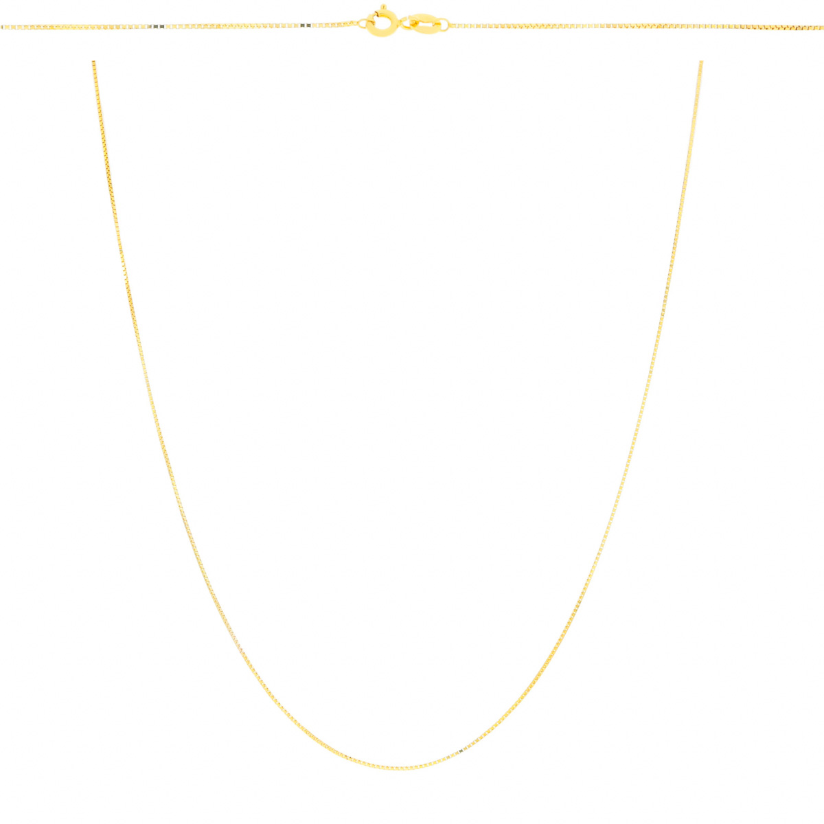 Złoty łańcuszek Kostka 42cm pr. 585
