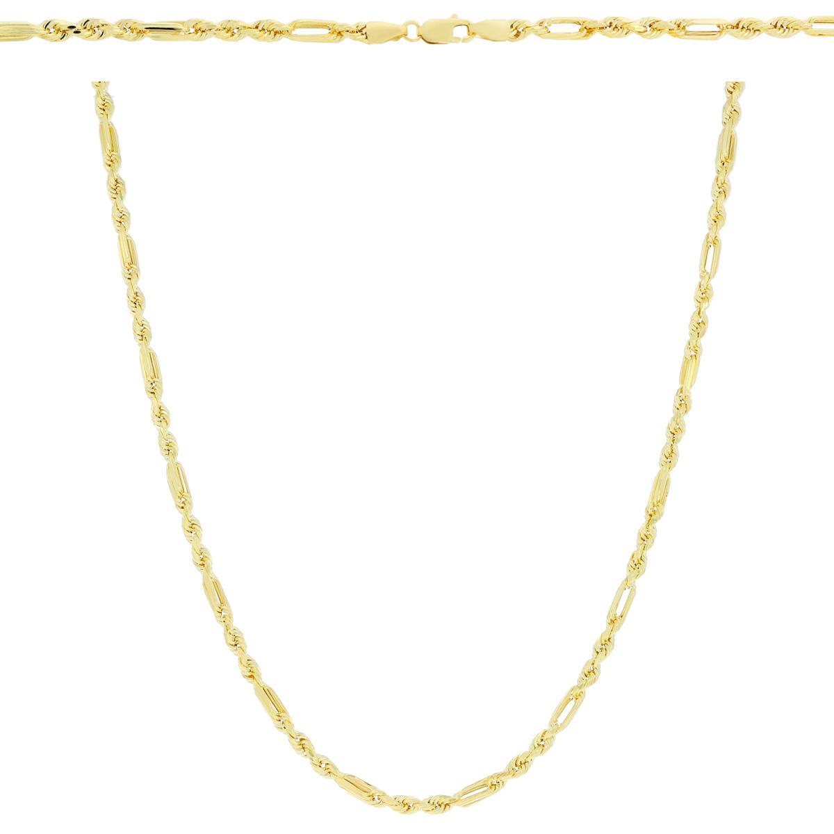 Złoty łańcuszek Kordel z blaszką 50 cm pr. 585