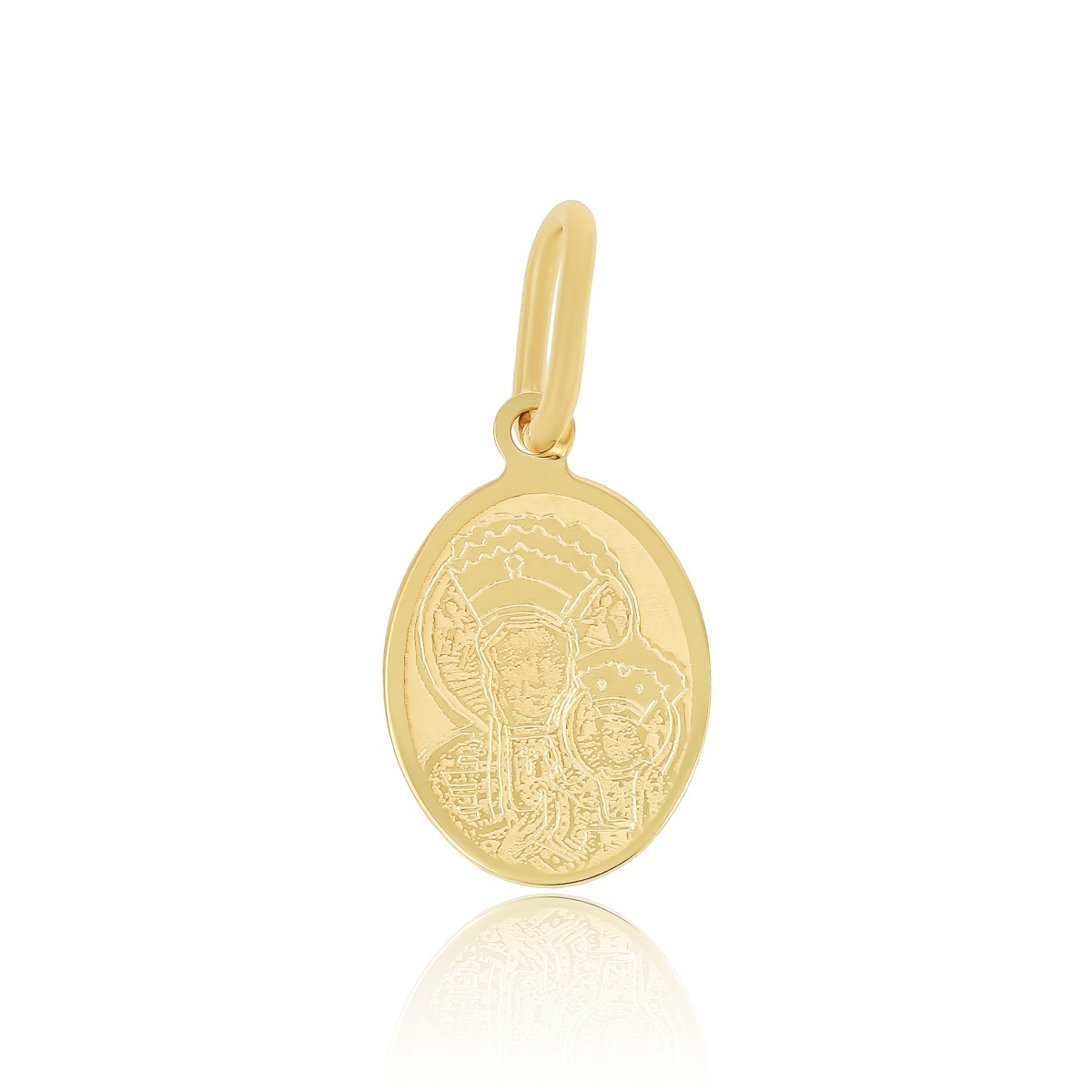 Złoty Medalik Matka Boska Częstochowska pr. 585
